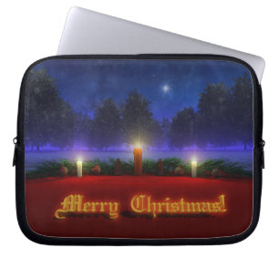 Brighter Visionen Weihnachts-Laptop-Sieb Laptopschutzhülle