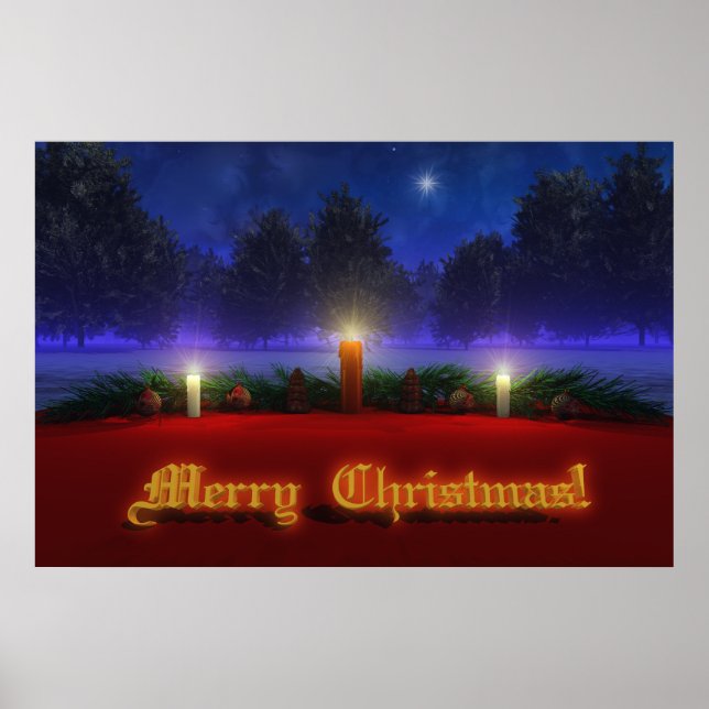 Brighter Visionen Weihnachtsdrucke Poster (Vorne)