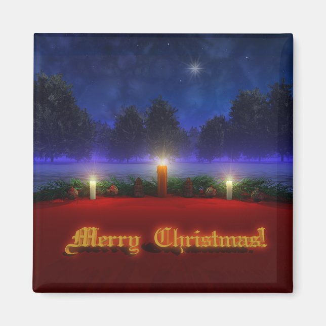 Brighter Visionen Weihnachtsmagnet Magnet (Vorne)