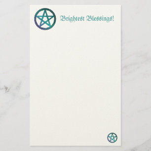 Brightest Blessing Pentagramm Stationäres Papier