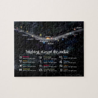 Brighteste Sterne des Zodiac-Puzzles Puzzle