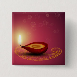 Brightful Diwali - Knopf Button