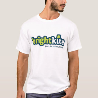 Brightkite.com-Logo-Shirt - mit tagline T-Shirt