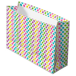 BRIGHTLORED EASTER POLKA DOPPES GROßE GESCHENKTÜTE