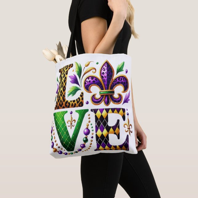 BRIGHTLY COLORED MARDI GRAS THEMEMA LIEBE (Von Nahem)
