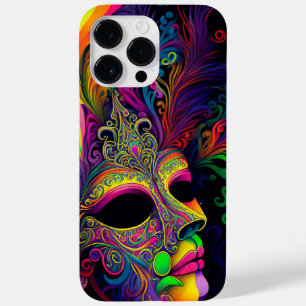 BRIGHTLY COLORED SCHÖNE MARDI GRAS MASKE Case-Mate iPhone 14 PRO MAX HÜLLE