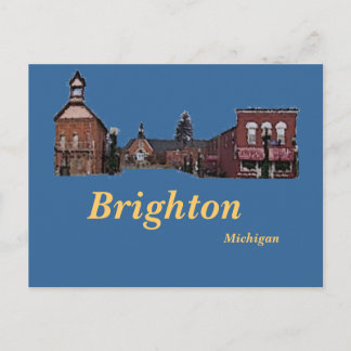 Brighton#56, Brighton, Michigan Postkarte