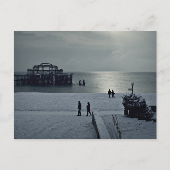 Brighton Alte Pier Postkarte (Vorderseite)