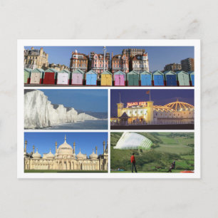 Brighton and Hove Multi-Image Postkarte