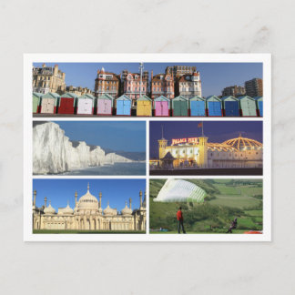 Brighton and Hove Multi-Image Postkarte
