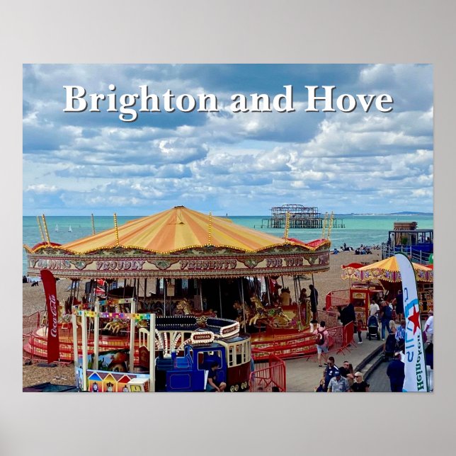 Brighton and Hove Seafronade Poster (Vorne)
