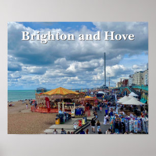Brighton and Hove Seafront Foto Poster