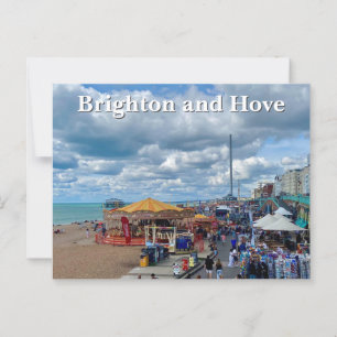 Brighton and Hove Seafront Foto Postkarte