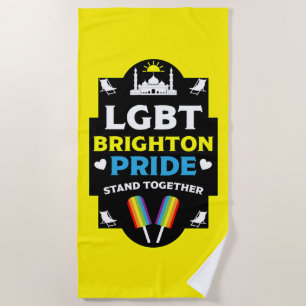 Brighton and Hove stolz Strandtuch