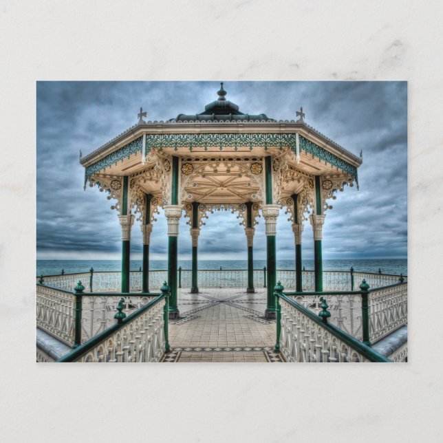 Brighton Bandstand, England Postkarte (Vorderseite)