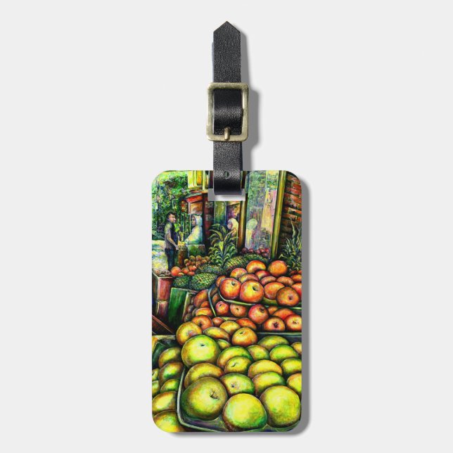 Brighton Beach Babys Gepäckanhänger (Vorderseite vertikal)