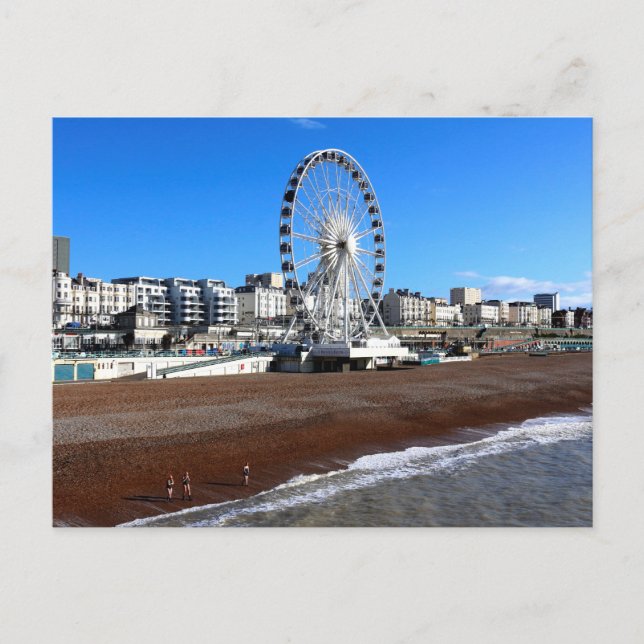 Brighton Beach England Postkarte (Vorderseite)