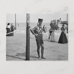 Brighton Beach Lifeguard, Anfang der 1900er Jahre Postkarte