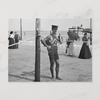 Brighton Beach Lifeguard, Anfang der 1900er Jahre Postkarte