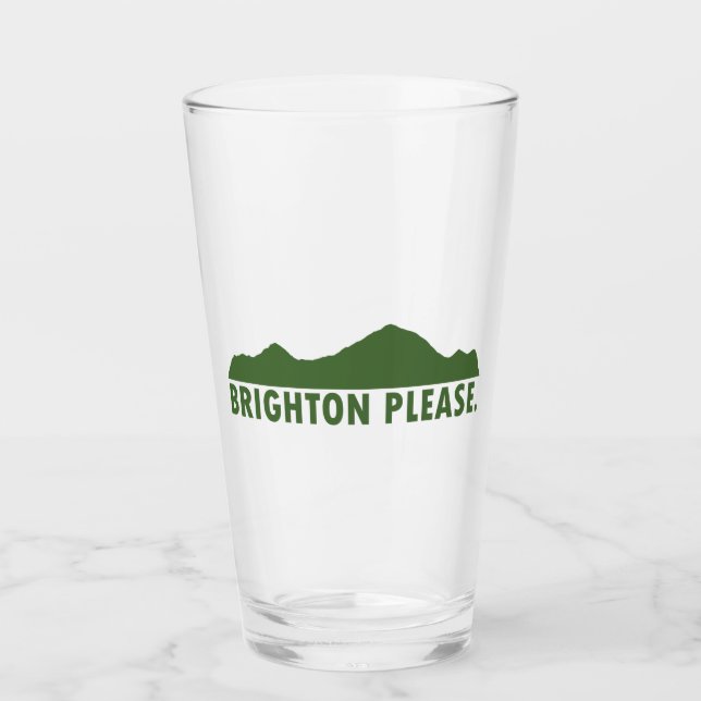 Brighton Bitte Glas (Vorderseite)