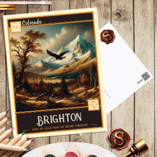 Brighton, Colorado Vintage Ansichtskarte Postkarte