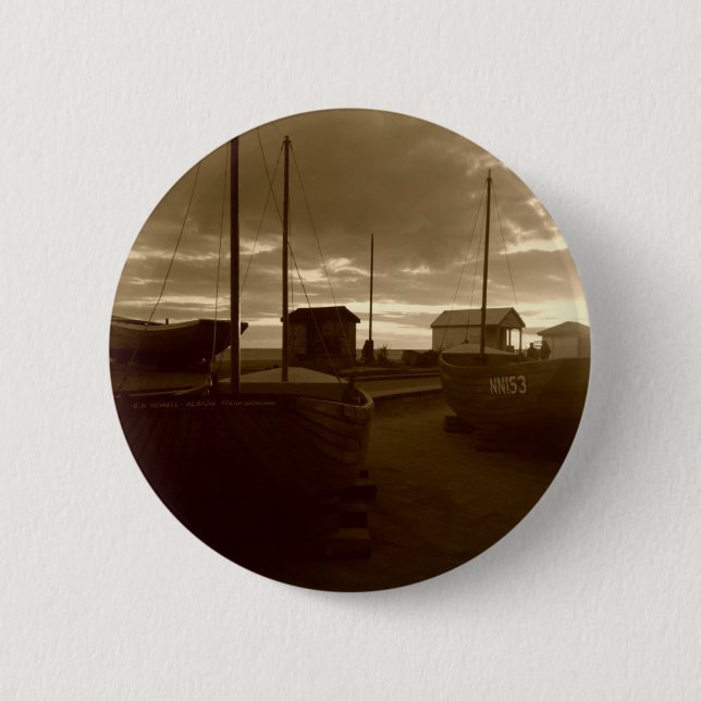 Brighton-Fischereifahrzeuge Button (Vorderseite)
