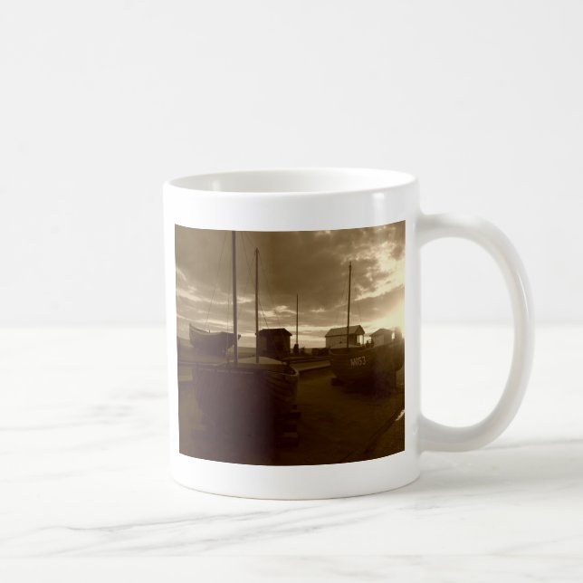 Brighton-Fischereifahrzeuge Kaffeetasse (Rechts)