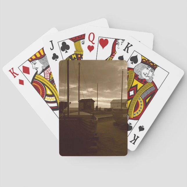 Brighton-Fischereifahrzeuge Spielkarten (Rückseite)