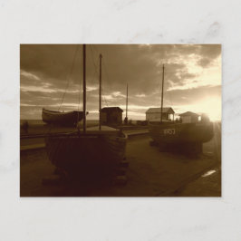Brighton Fishing Boote Postkarte