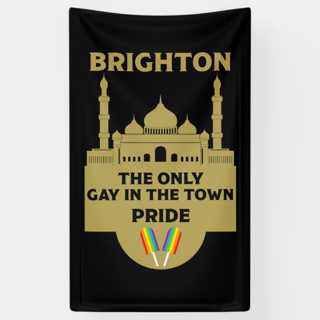 Brighton Gay Pride - Brighton England LGBT - Banner (Vertikal)