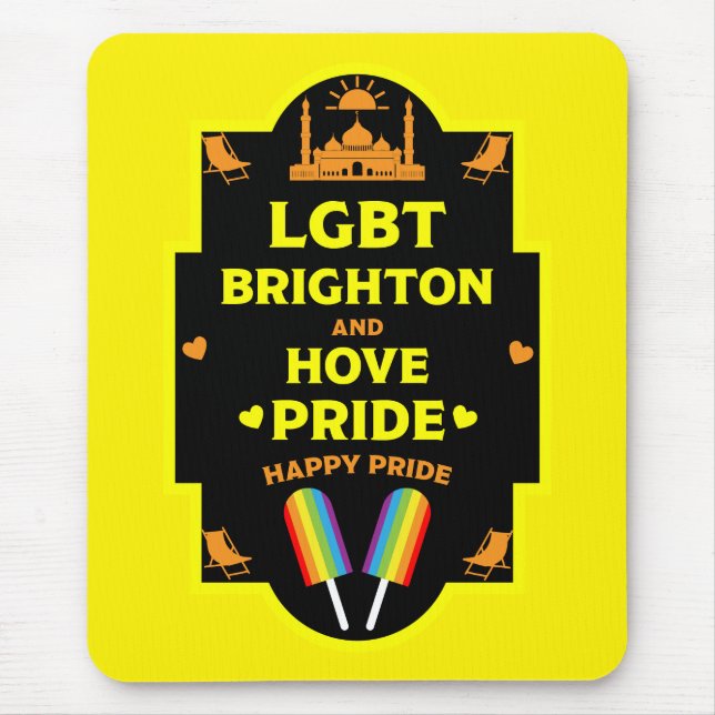 Brighton Gay Pride Mousepad (Vorne)