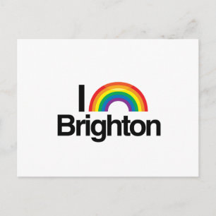 BRIGHTON - I LIEBE PRIDE -.pnng Postkarte