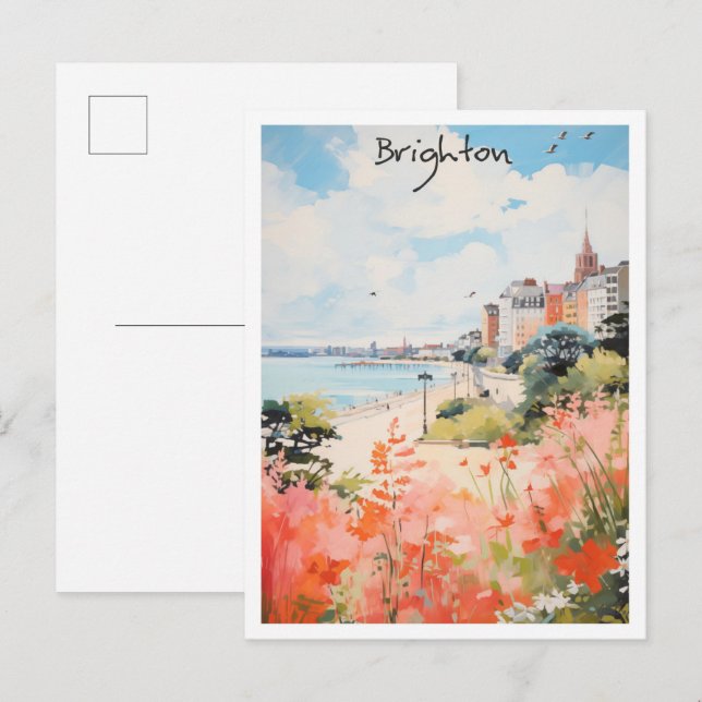 Brighton Kunstreisen  Postkarte (Vorne/Hinten)
