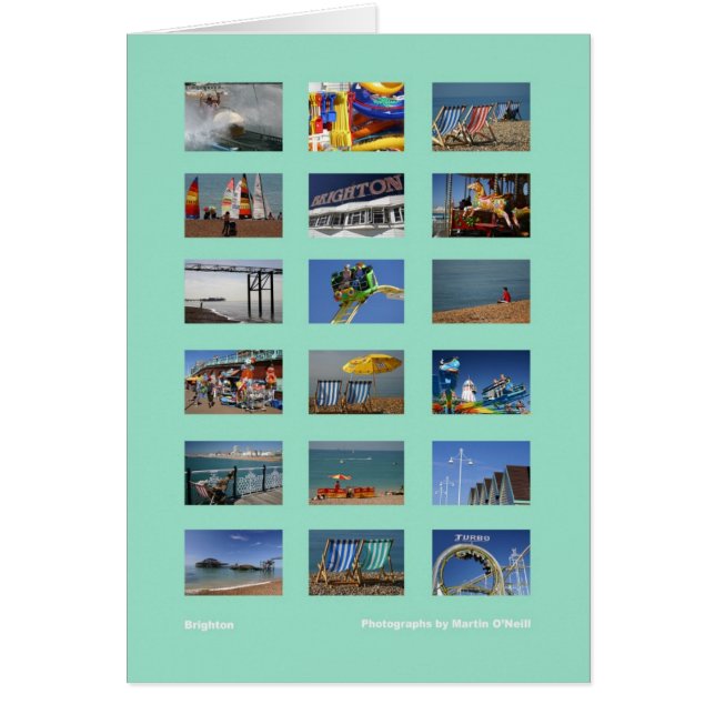 Brighton Multi-Image-Karte (Vorne)