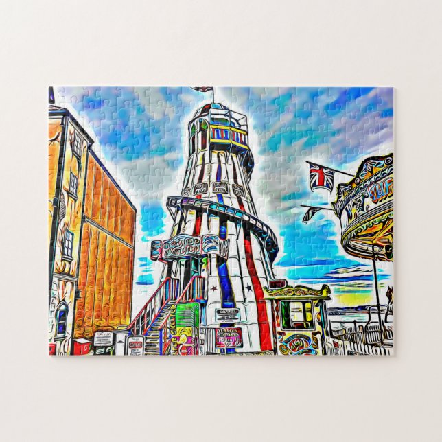 Brighton Palace Pier Fairground Rides Puzzle (Horizontal)
