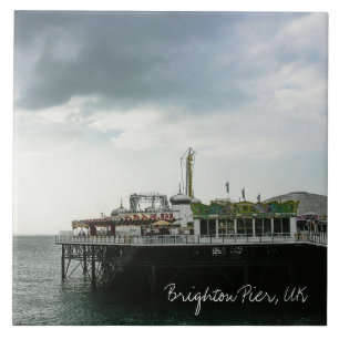 Brighton-Pier, BRITISCHE Keramik-Fliese Brightons Fliese