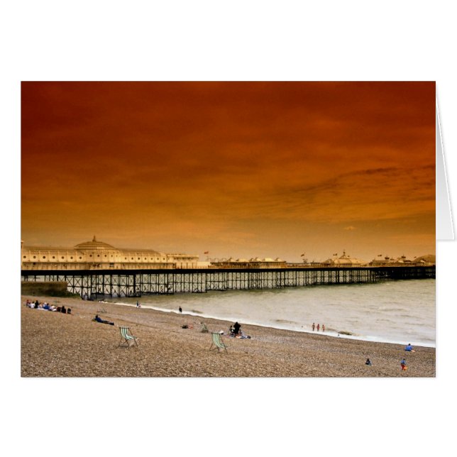 Brighton pier, England (Vorderseite (Horizontal))