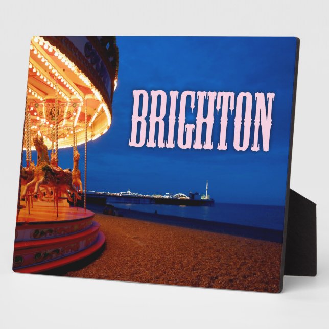 Brighton Pier - schön! Fotoplatte (Seite)