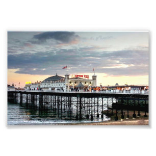 Brighton Pier Sunset Fotodruck