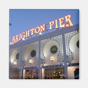Brighton-Pier, Sussex, Großbritannien Magnet