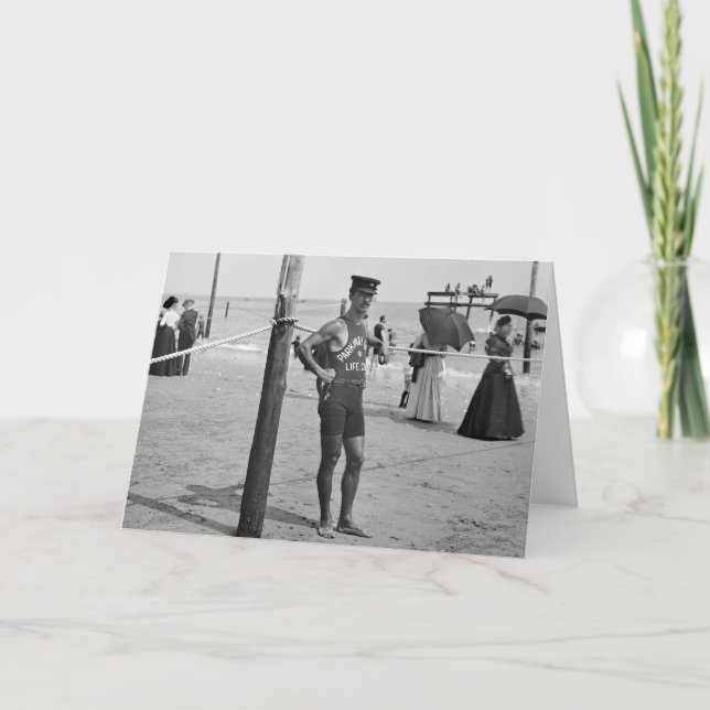 Brighton-Strand-Leibwächter, frühe 1900s Karte (Vorderseite)