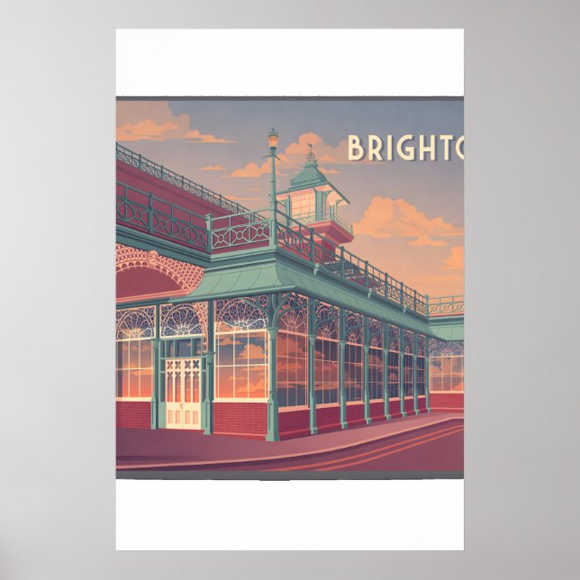 Brighton Travel Poster (Vorne)