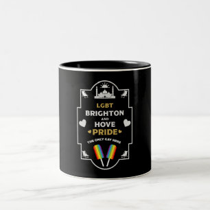 Brighton und Hove Pride Zweifarbige Tasse