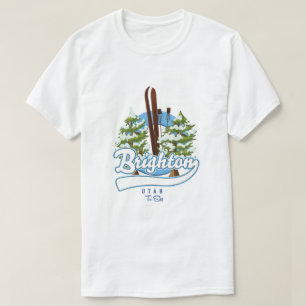 Brighton Utah für das Skilogo T-Shirt