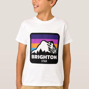 Brighton Utah Skifahren Snowboarden Familie Skipas T-Shirt