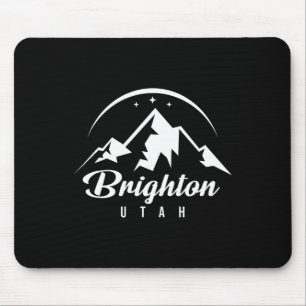 Brighton Utah Skigebiet Snowboarden Mousepad