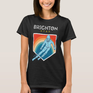 Brighton Utah USA Ski Resort BACK PRINT 2 T-Shirt