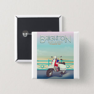 Brighton Vintag Gewerkschaft Jack Roller-Reiseplak Button