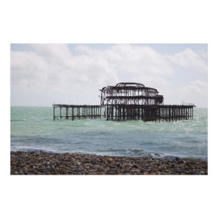 Brighton West Pier Fotodruck
