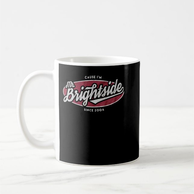 Brightside T-Shirt Gift for Music Lovers Premium Kaffeetasse (Links)